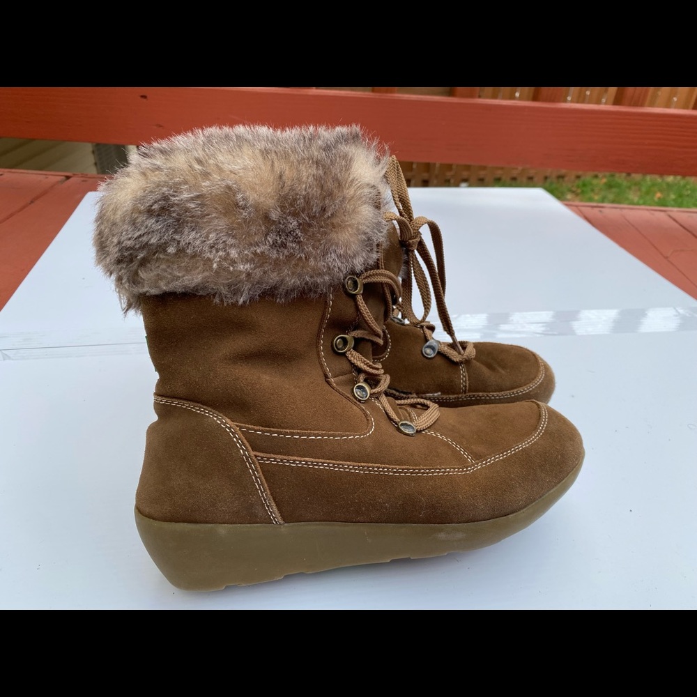 Cougar Women's Warm Winter Boots Unsulated Fur Size US 9m